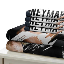 Neymar Pattern Bedding Set Quilt Cover Without Filler (Online Order Only)