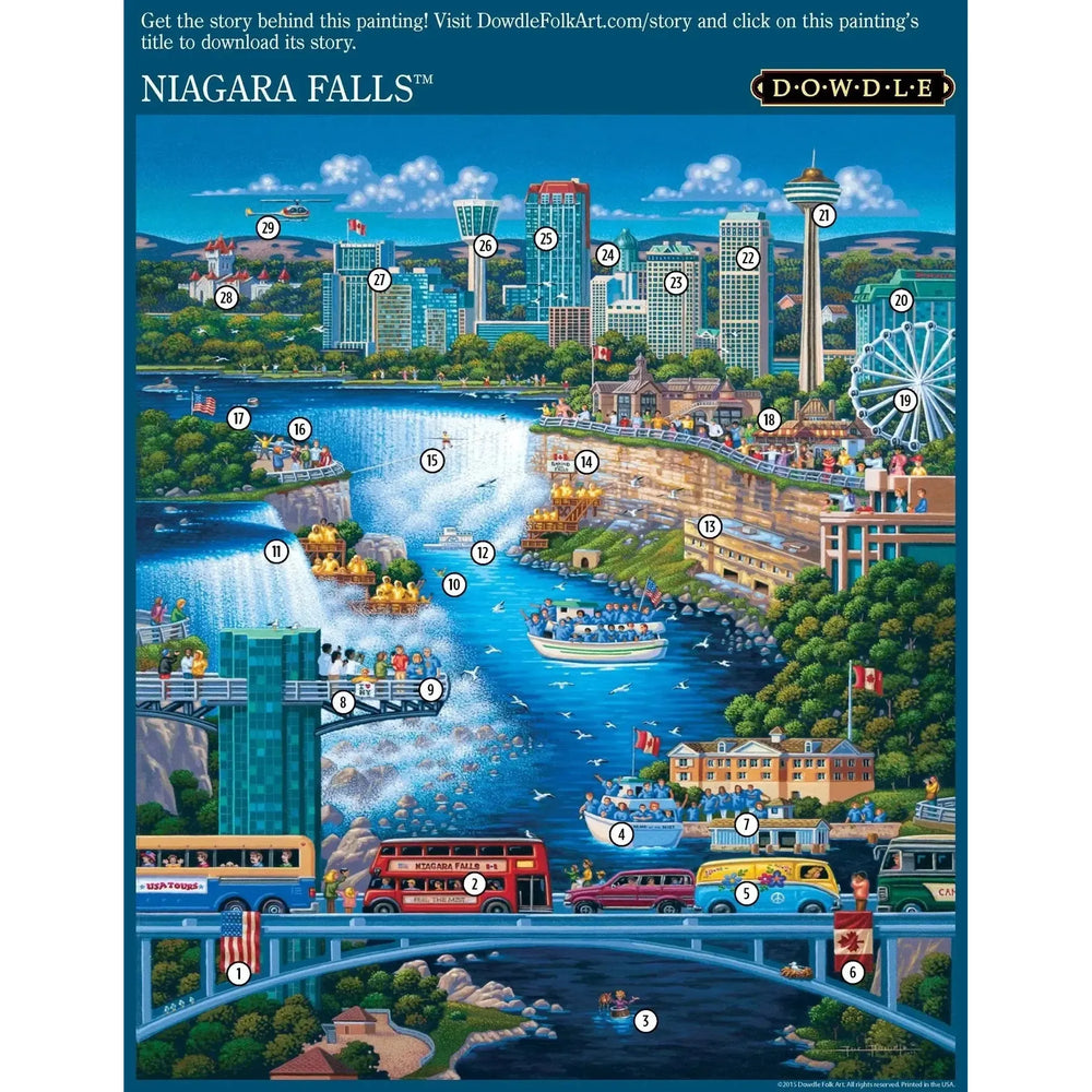 Niagara Falls 1000 Piece Jigsaw Puzzle Dowdle (ONLINE ORDER ONLY)