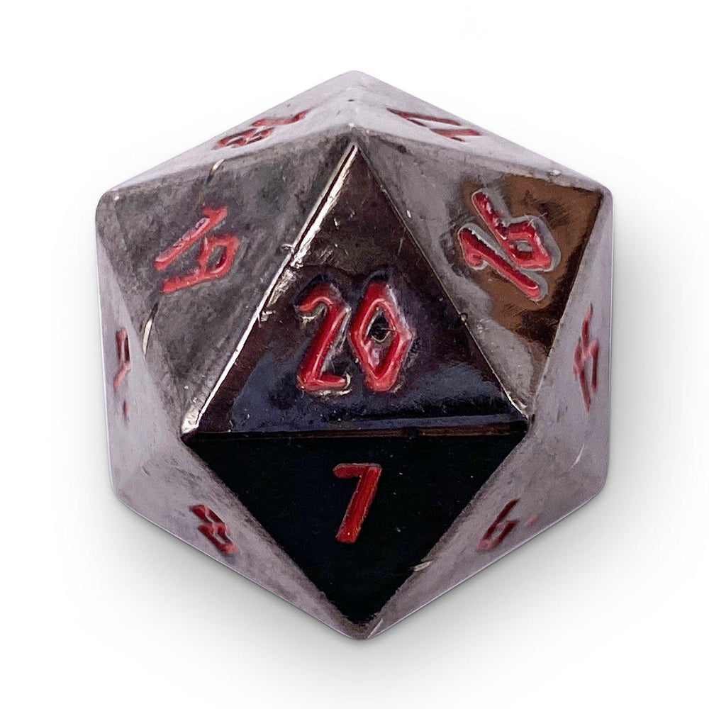 Nightmare Black Metal Countdown Dice 25mm (ONLINE ORDER ONLY)