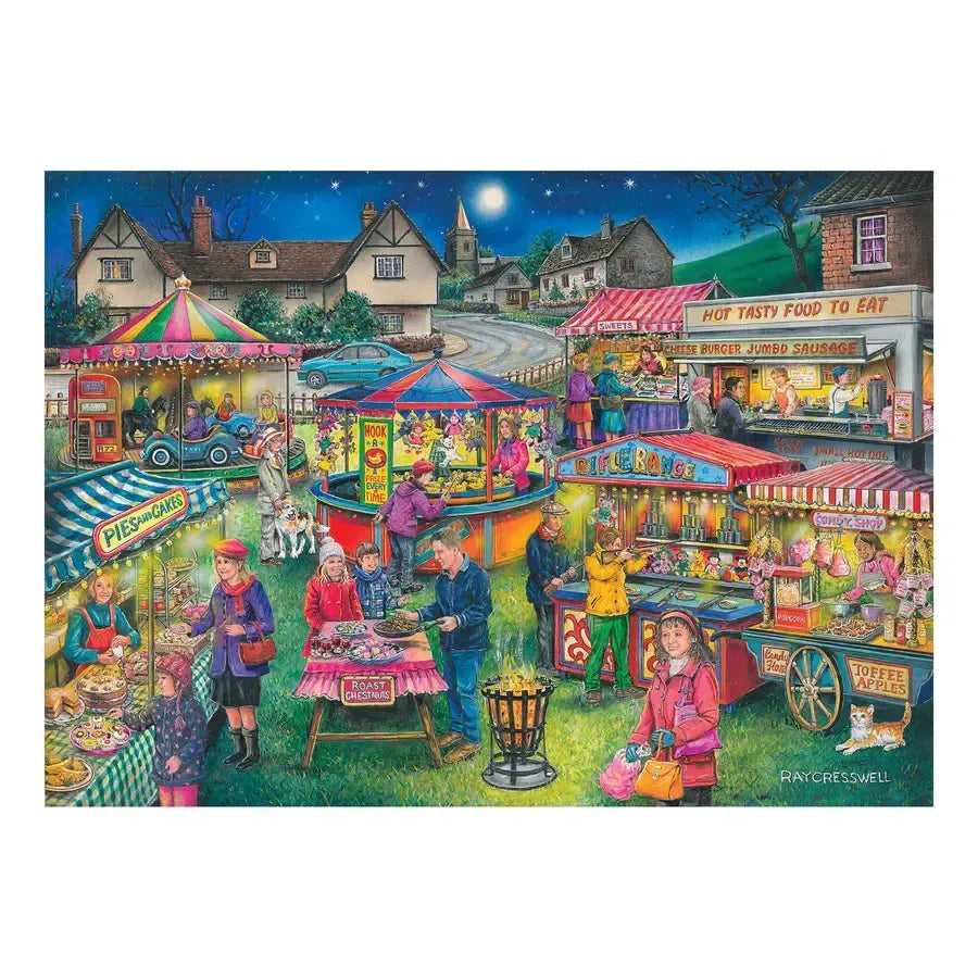 No.12 - Village Fayre 500 Big Piece Find the Difference Jigsaw Puzzle HOP (ONLINE ORDER ONLY)