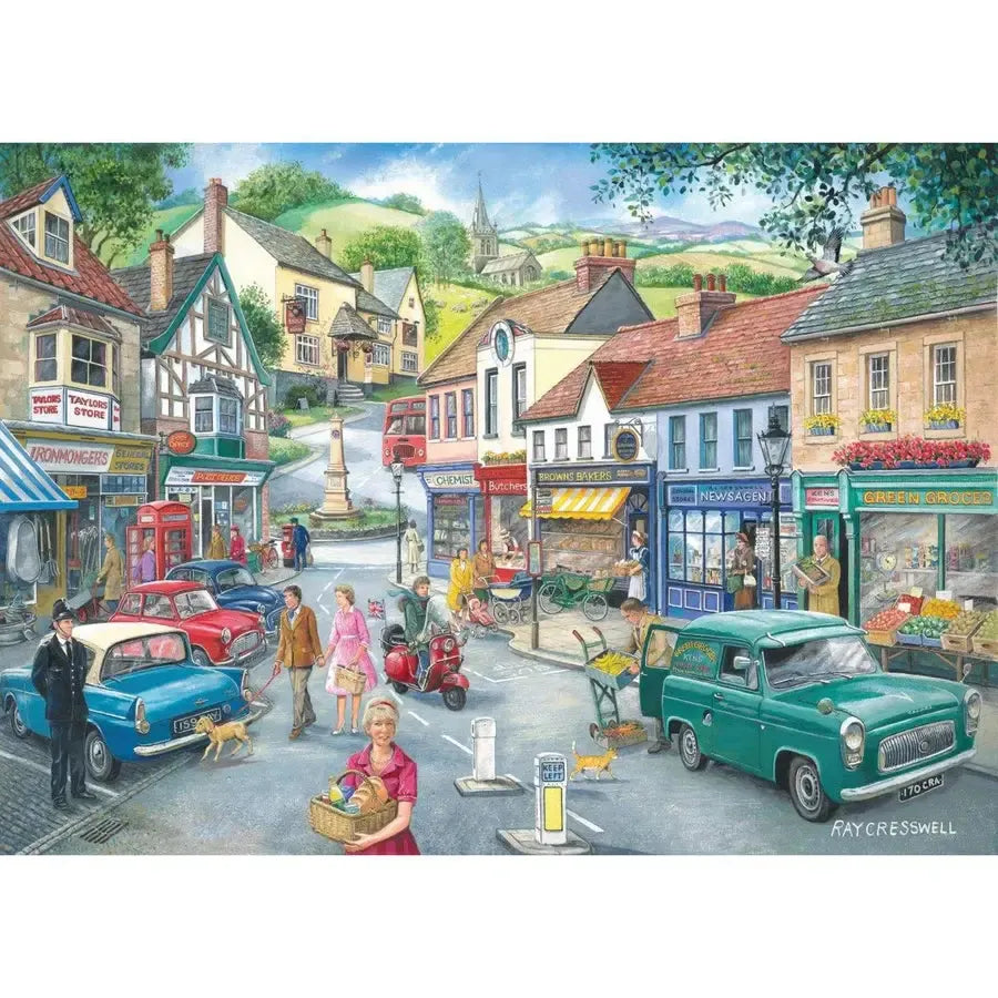 No.23 - At the Shops 1000 Piece Find the Difference Jigsaw Puzzle HOP (ONLINE ORDER ONLY)