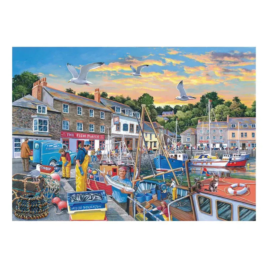 No.26 - Catch of the Day 500 Big Piece Find the Difference Jigsaw Puzzle HOP (ONLINE ORDER ONLY)