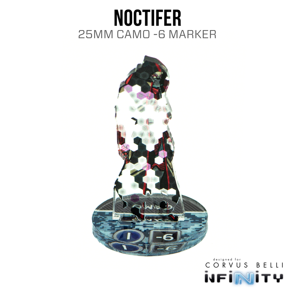 Infinity 3D Markers: Noctifer (25mm Camo -6) (ONLINE ORDER ONLY)