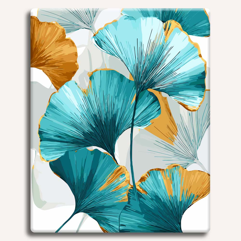 Ginko Leave Art  - Paint By Numbers Kit (ONLINE ORDER ONLY)