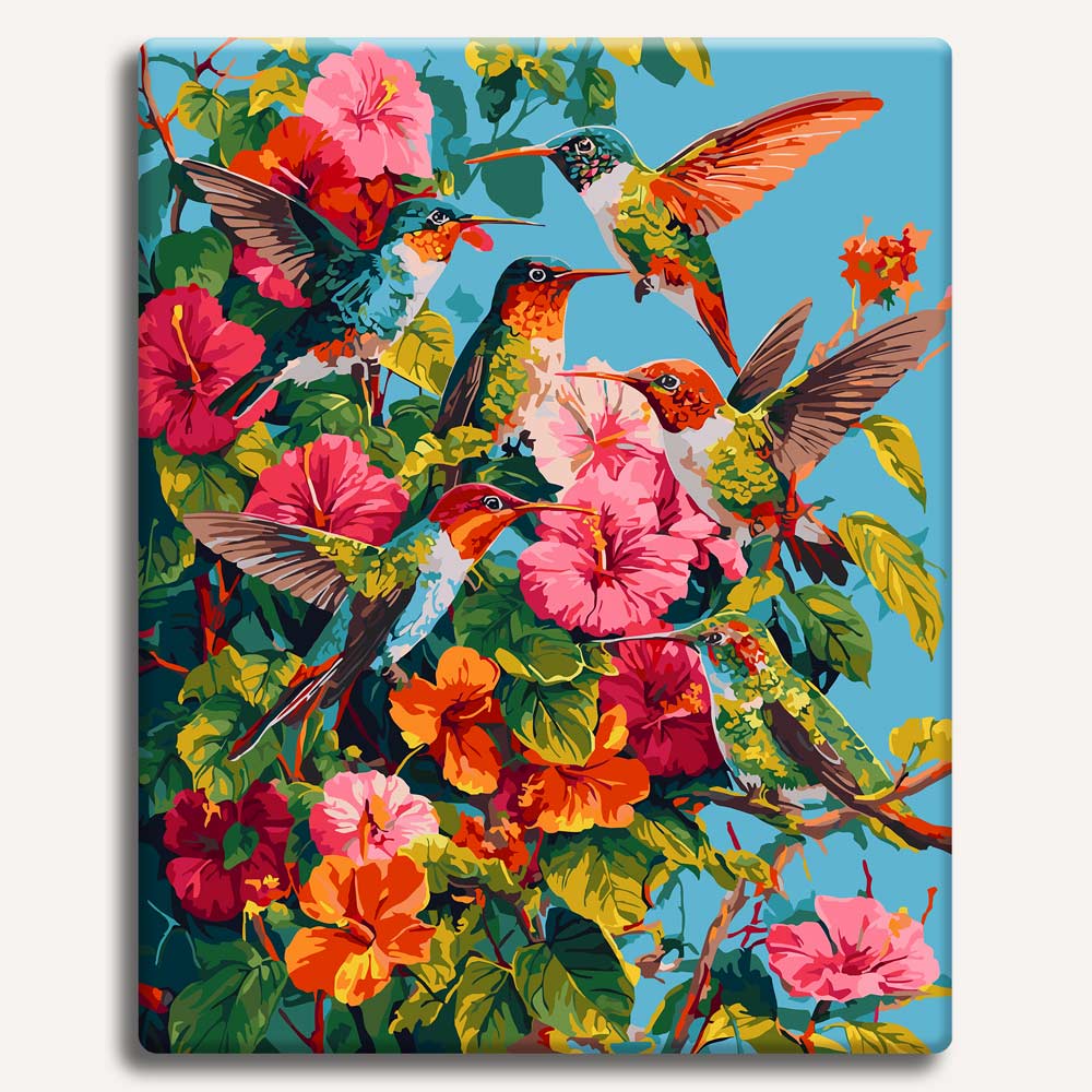 Hummingbird Garden - Paint By Numbers Kit (ONLINE ORDER ONLY)