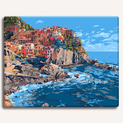 Monterosso al Mare  - Paint By Numbers Kit (ONLINE ORDER ONLY)
