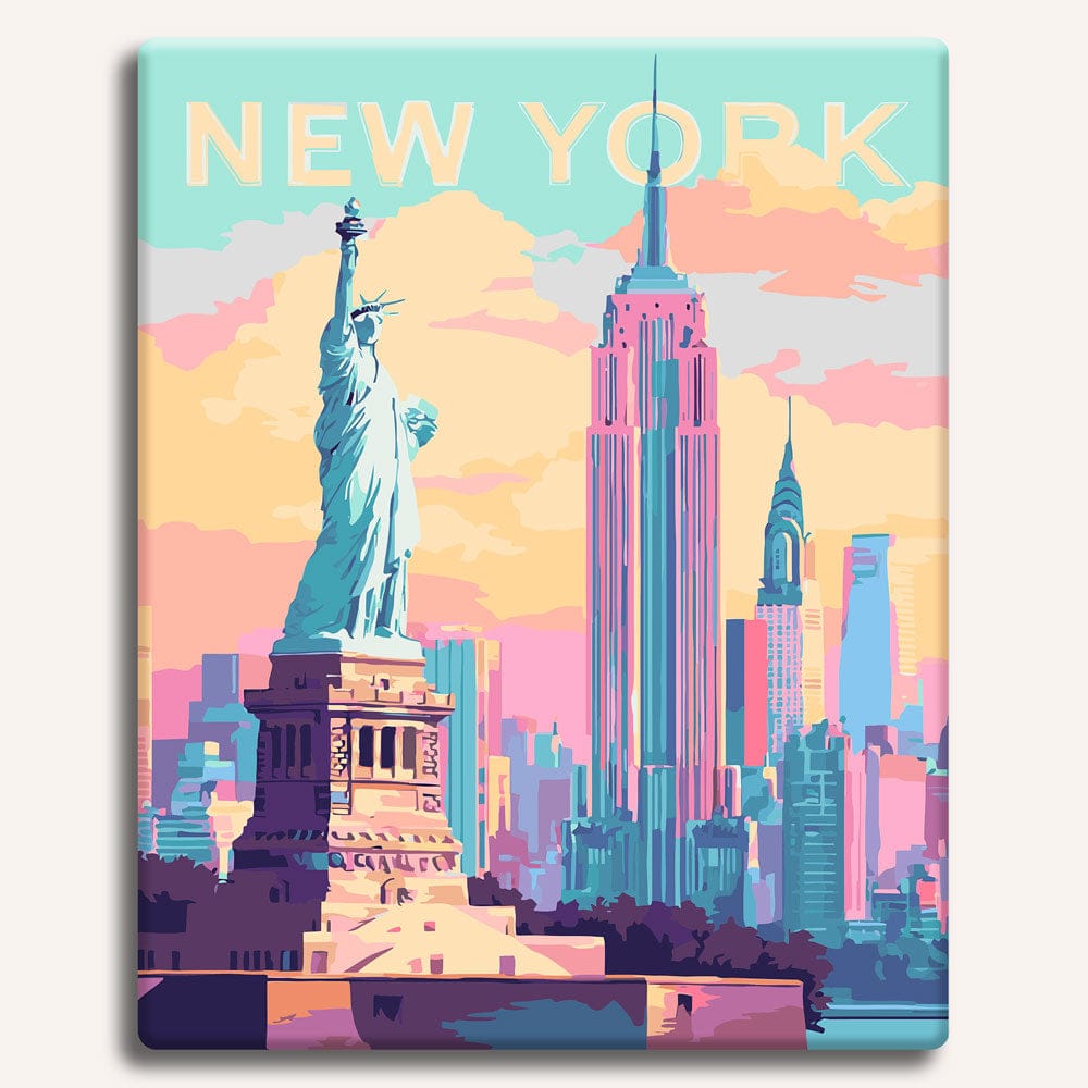 New York - Paint By Numbers Kit (ONLINE ORDER ONLY)