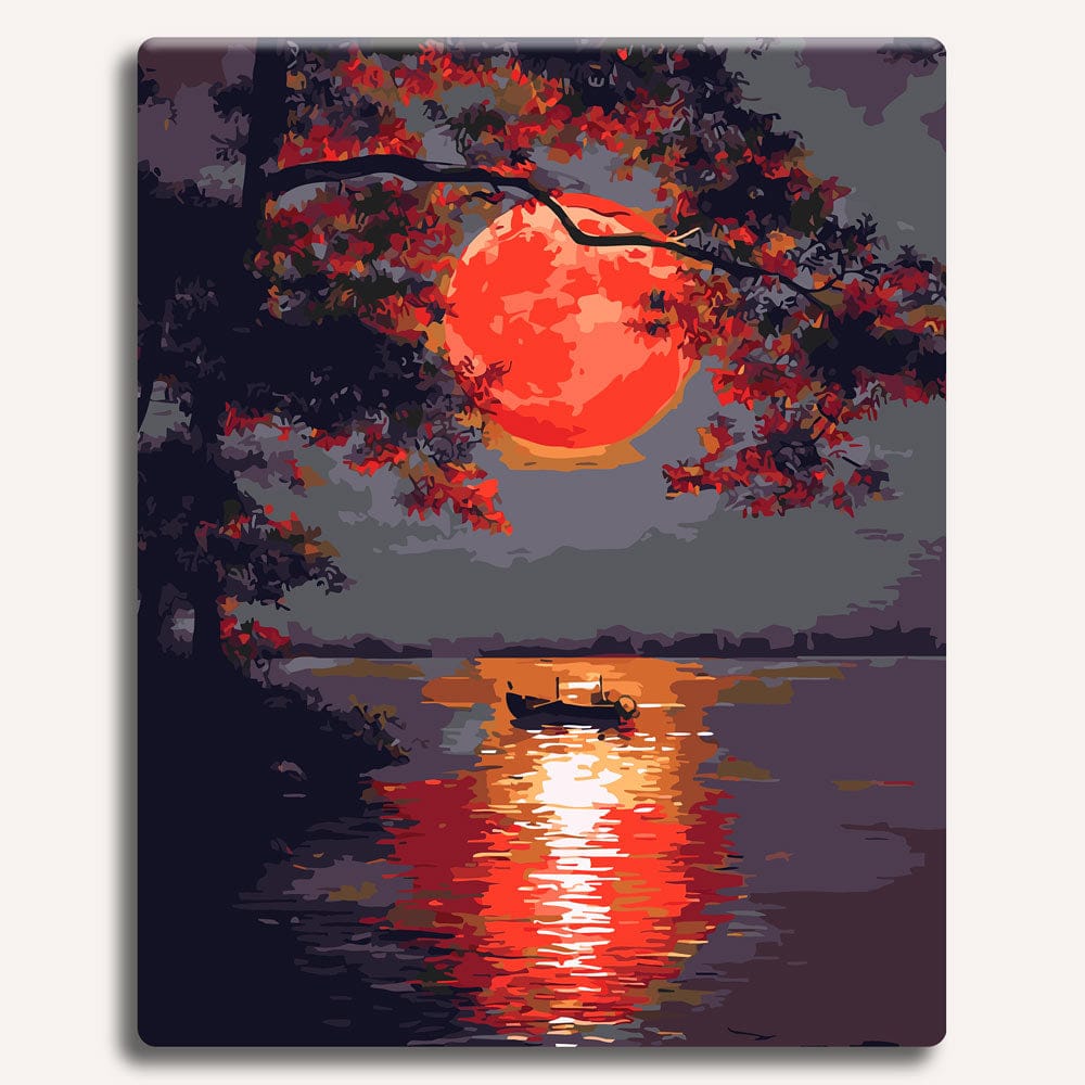 Red Moon - Paint By Numbers Kit (ONLINE ORDER ONLY)