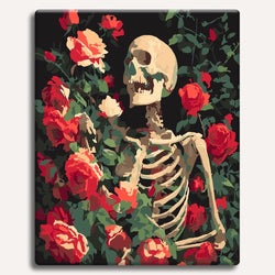 Rose Skull - Paint By Numbers Kit (ONLINE ORDER ONLY)