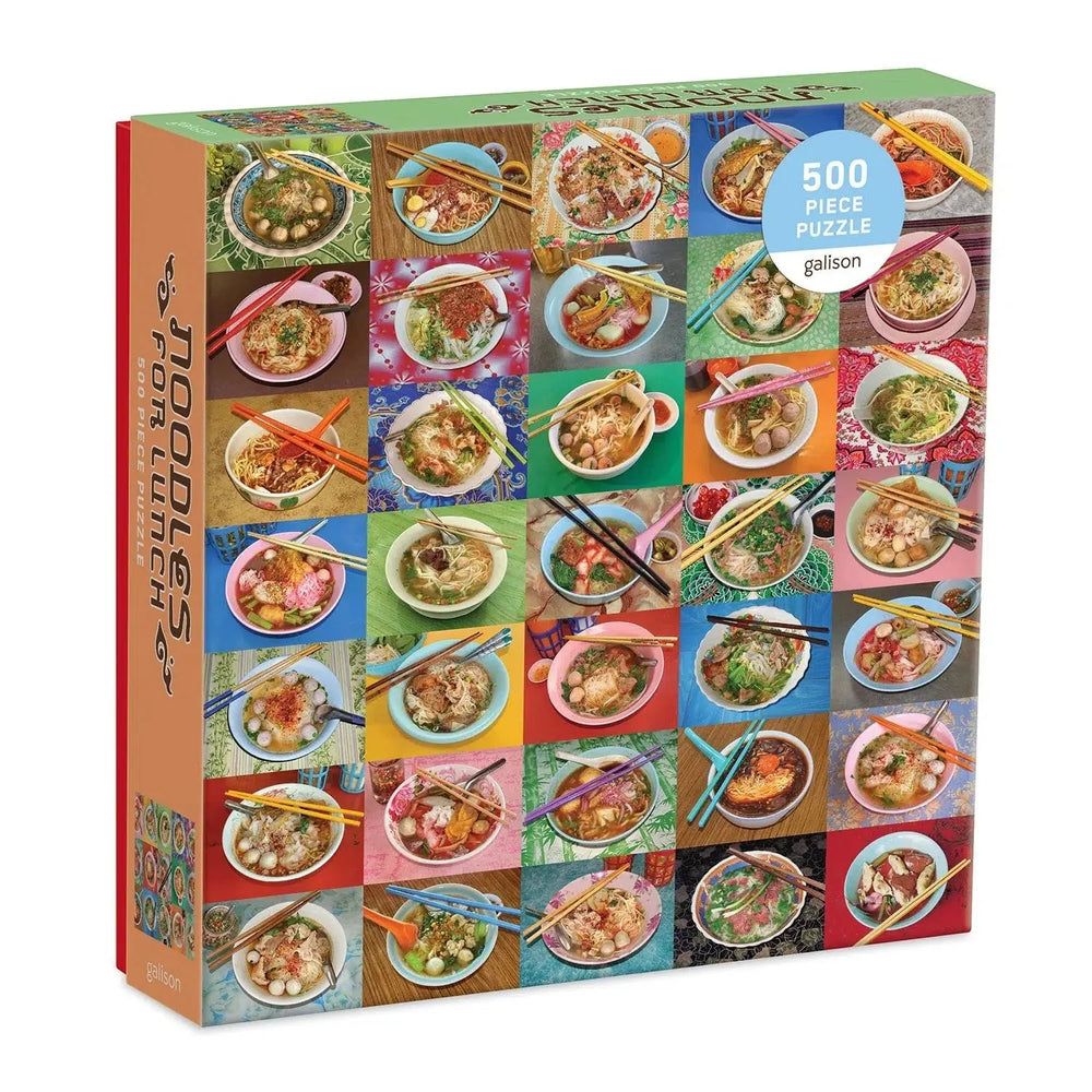 Noodles for Lunch 500 Piece Jigsaw Puzzle Galison (ONLINE ORDER ONLY)
