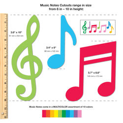 Music Notes Cutouts (ONLINE ORDER ONLY)