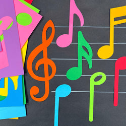 Music Notes Cutouts (ONLINE ORDER ONLY)