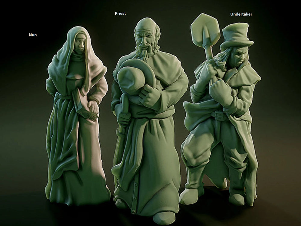 3D Printed Nafarrate NPCS Lovecraftian Bestiary 28 32 mm D&D (Online Only)