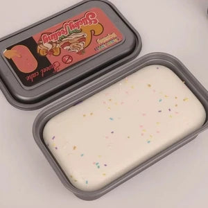 Milk Cake Box Simulation Cake Squishy Stress Relief Toy Slow Rebound Squeezable Food Sensory Toy For Kids Adults Venting Relaxing (ONLINE ORDER ONLY)