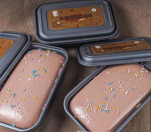 Chocolate Cake Box Simulation Cake Squishy Stress Relief Toy Slow Rebound Squeezable Food Sensory Toy For Kids Adults Venting Relaxing (ONLINE ORDER ONLY)