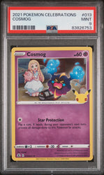 2021 POKEMON CELEBRATIONS COSMOG #13 PSA 9 (Online Order Only)