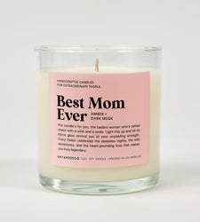 Best Mom Ever Glass Candle (ONLINE ORDER ONLY)
