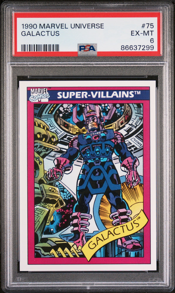1990 MARVEL UNIVERSE GALACTUS  #75 - PSA 6 (Online Order Only)