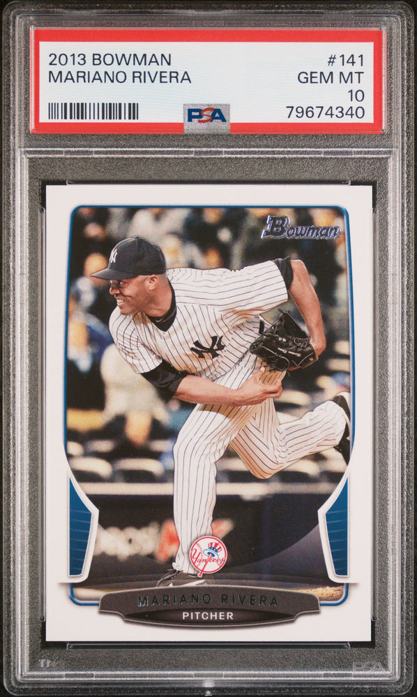 2013 BOWMAN MARIANO RIVERA  #141 - PSA 10 (Online Order Only)