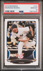 2013 BOWMAN MARIANO RIVERA  #141 - PSA 10 (Online Order Only)