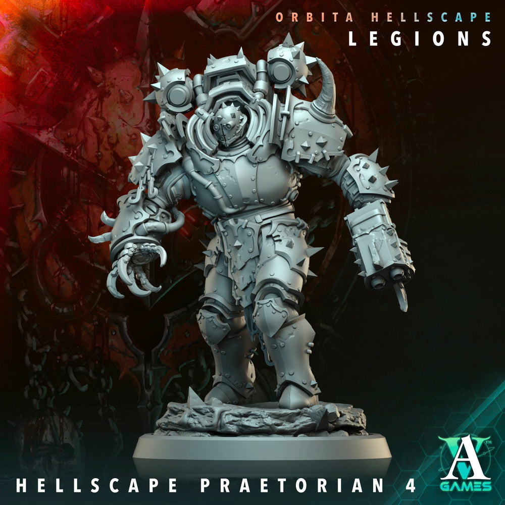3D Printed Archvillain Games Hellscape Praetorian Orbita Hellscape - Legions 28 32mm D&D (Online Only)