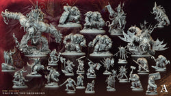 3D Printed Archvillain Games Kor’garal Nak Jukka Orc Legacy Wrath of the Grimskorn 28 32mm D&D (Online Only)