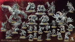 3D Printed Archvillain Games Kor’garal Gutspiller Orc Legacy Wrath of the Grimskorn 28 32mm D&D (Online Only)