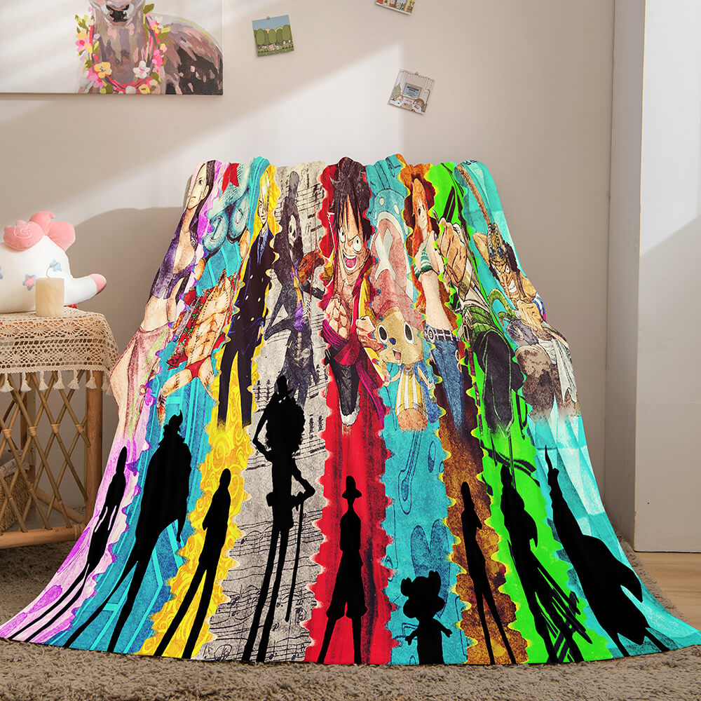 ONE PIECE Cosplay Soft Flannel Fleece Throw Blanket (Online Order Only)