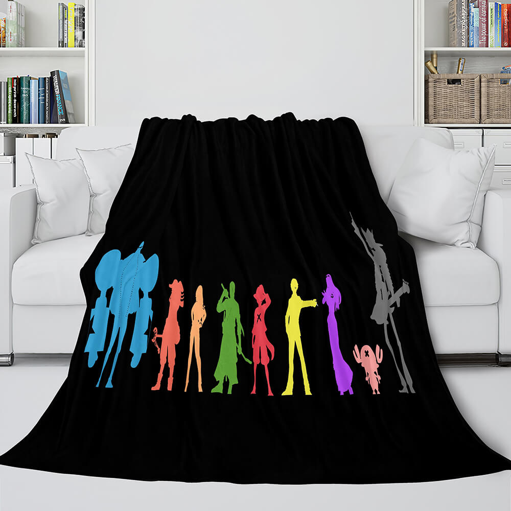 ONE PIECE Throw Flannel Blanket Soft Cozy All Seasons for Sofa Bed (Online Order Only)