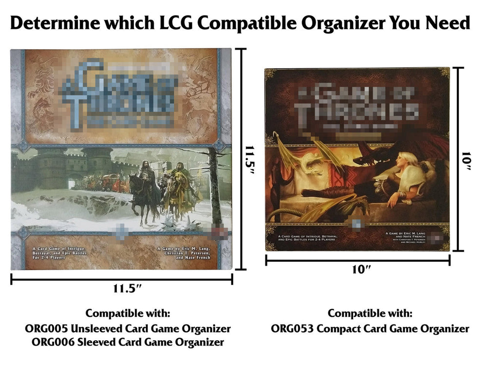 Unsleeved Card Game Organizer (ONLINE ORDER ONLY)