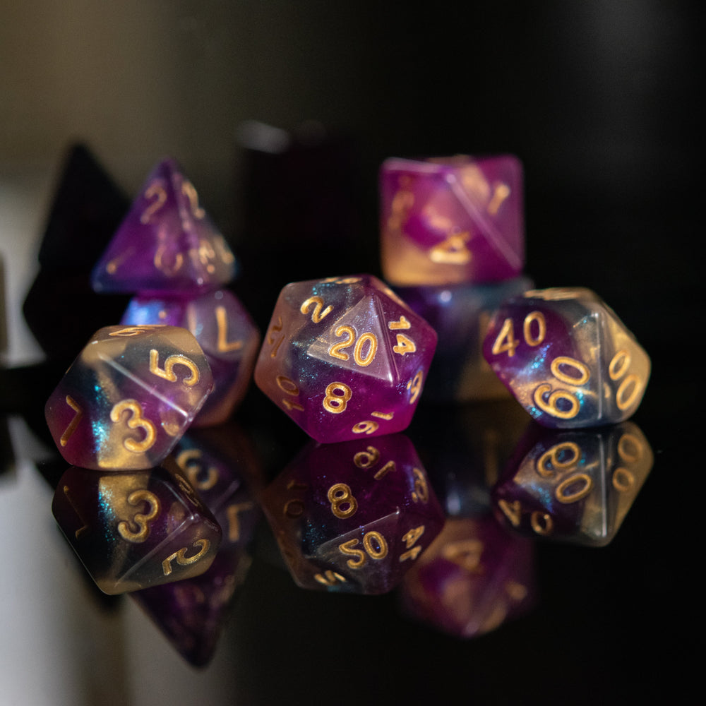 Orion Galaxy Acrylic Dice Set (ONLINE ORDER ONLY)