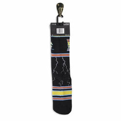 Back to the Future "Lightning" Men's Crew Straight Down Knit Socks (Size 8-12) (ONLINE ORDER ONLY)