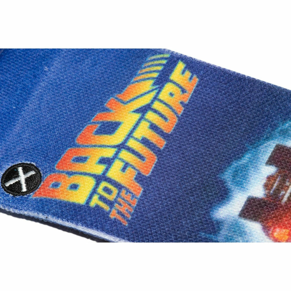 Back to the Future "Back in Time" Men's Crew Straight Down Sublimation Socks (Size 8-12) (ONLINE ORDER ONLY)