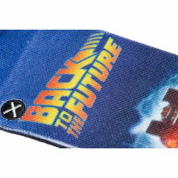 Back to the Future "Back in Time" Men's Crew Straight Down Sublimation Socks (Size 8-12) (ONLINE ORDER ONLY)
