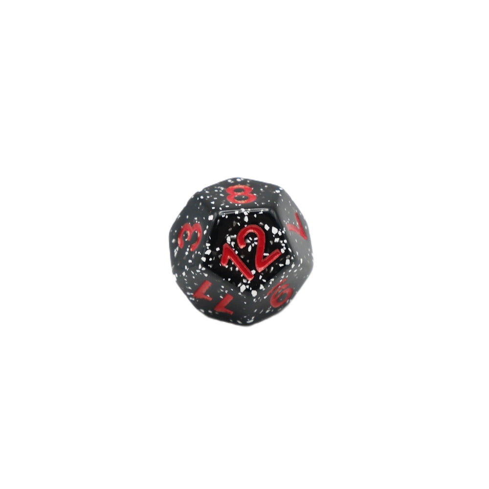 Obsidian Malphite - 7 Piece DnD Dice Set | Acrylic RPG Gaming Dice (ONLINE ORDER ONLY)