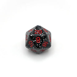 Obsidian Malphite - 7 Piece DnD Dice Set | Acrylic RPG Gaming Dice (ONLINE ORDER ONLY)