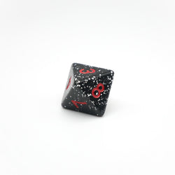 Obsidian Malphite - 7 Piece DnD Dice Set | Acrylic RPG Gaming Dice (ONLINE ORDER ONLY)