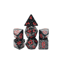 Obsidian Malphite - 7 Piece DnD Dice Set | Acrylic RPG Gaming Dice (ONLINE ORDER ONLY)