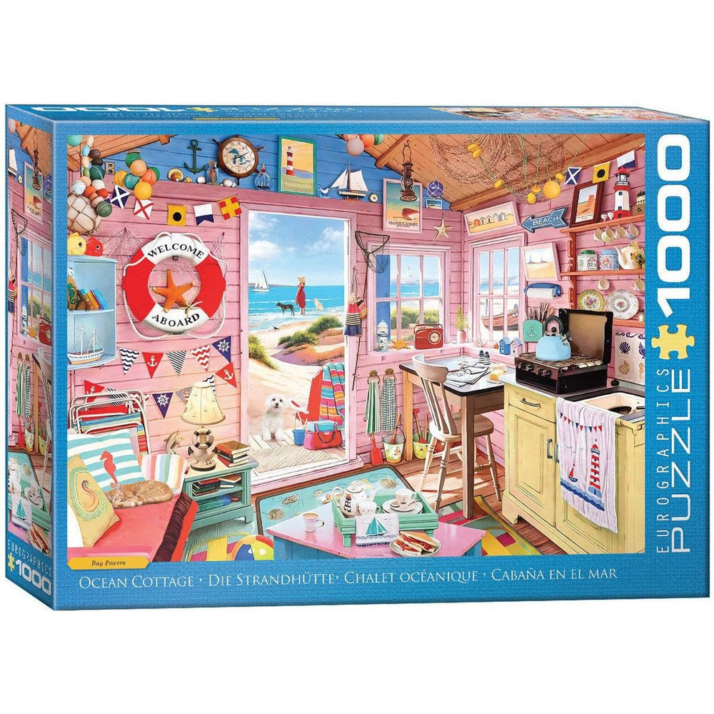 Ocean Cottage 1000 Piece Jigsaw Puzzle Eurographics (ONLINE ORDER ONLY)