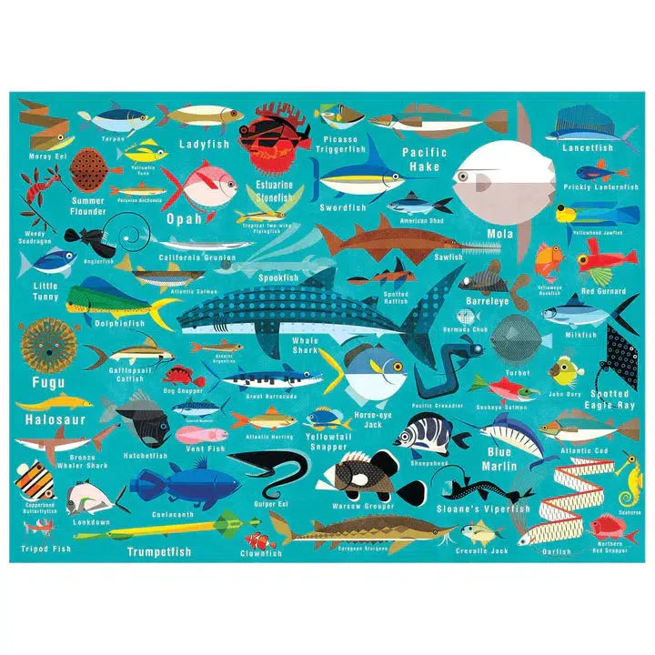 Ocean Life 1000 Piece Jigsaw Puzzle Mudpuppy (ONLINE ORDER ONLY)