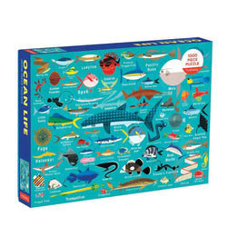 Ocean Life 1000 Piece Jigsaw Puzzle Mudpuppy (ONLINE ORDER ONLY)