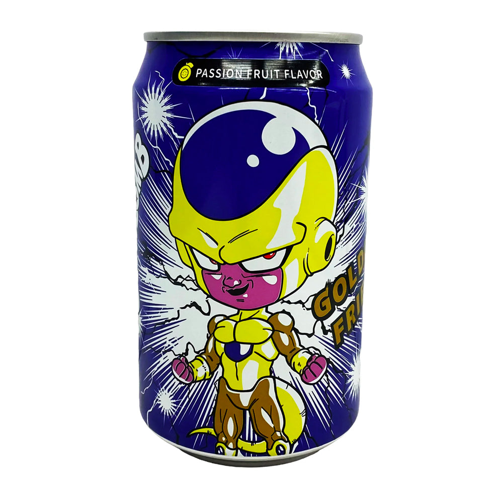 Ocean Bomb Dragon Ball Z Soda, Golden Frieza Passion Fruit (11.15oz) (Taiwan) (ONLINE ORDER ONLY)