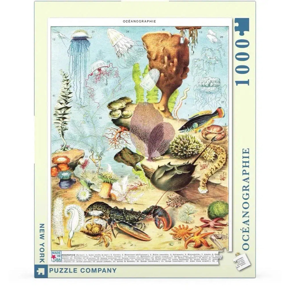Oceanography 1000 Piece Jigsaw Puzzle NYPC (ONLINE ORDER ONLY)