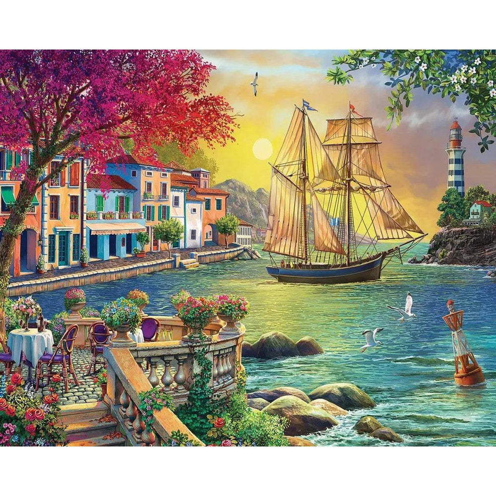 Oceanside Sunset 1000 Piece Jigsaw Puzzle Springbok (ONLINE ORDER ONLY)
