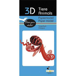 Octopus 3D Cardboard Model Kit Fridolin (ONLINE ORDER ONLY)