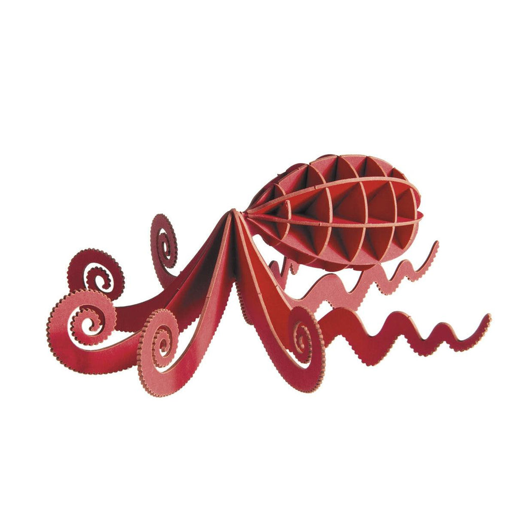 Octopus 3D Cardboard Model Kit Fridolin (ONLINE ORDER ONLY)