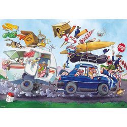 Off on Holiday! Cartoon Classics 500 Piece Jigsaw Puzzle Heye (ONLINE ORDER ONLY)