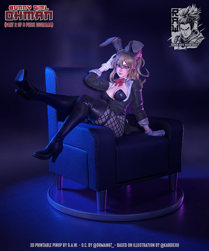Ohman Bunny Girl – Original Character – 75mm & 120mm Scale Figure (ONLINE ORDER ONLY)