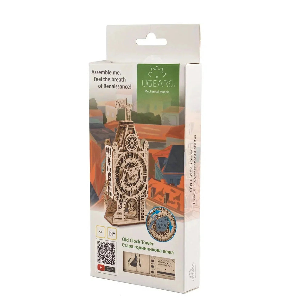 Old Clock Tower 3D Wood Model Kit UGEARS (ONLINE ORDER ONLY)