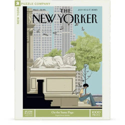 On the Same Page 1000 Piece Jigsaw Puzzle NYPC (ONLINE ORDER ONLY)